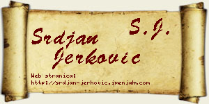 Srđan Jerković vizit kartica